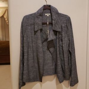 Max Studio lightweight moto style jacket size L